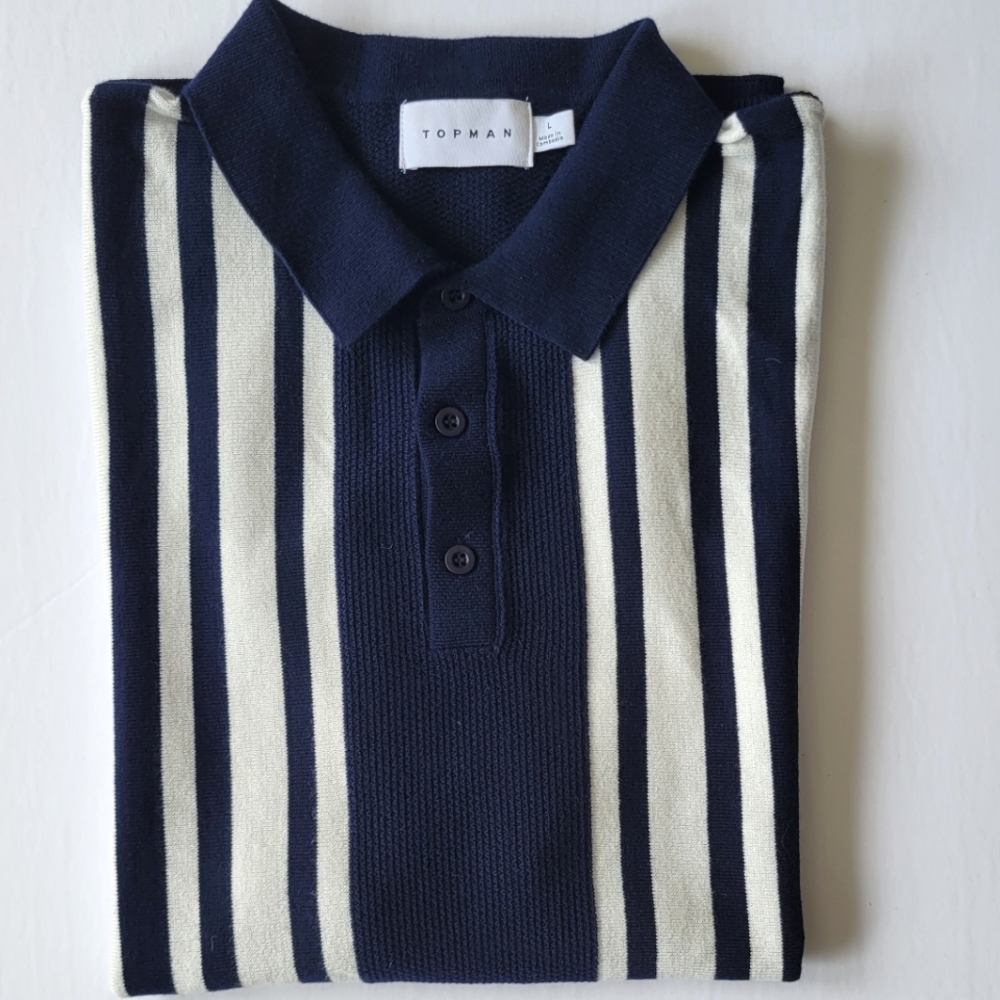 Large Topman Knit Polo.